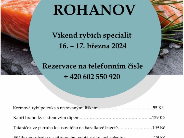 V&iacute;kend ryb&iacute;ch specialit 16.-17.4.2024